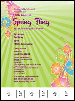 Spring Fling Flyer