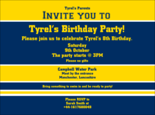 Sports Invitation 005