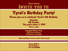 Sports Invitation 002