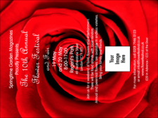 Red Rose Invitation