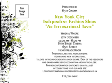Fashion Show Invitation