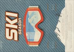 Ski Goggles Postcard