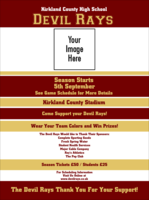 Sports Flyer 001 in Maroon and Gold