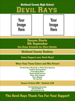 Sports Flyer 002 in Green and Gold