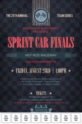 Car Racing Logo Poster