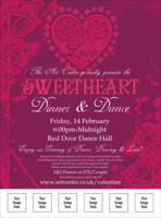 Valentines Heart Logo Flyer