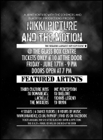 Galaxy Hip Hop Black and White Club Flyer