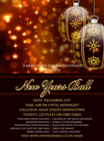 Golden Ornament Flyer