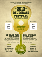 Guitar and Banjo Flyer