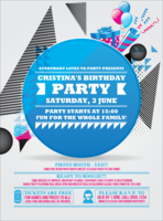 Birthday Geometric Flyer