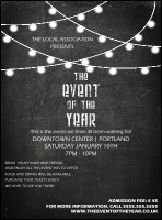 All Purpose Chalkboard Black and White Flyer