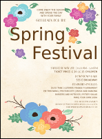 Spring Festival Flyer
