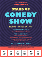 Comedy Spirals Image Flyer