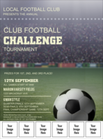 Football Stadium Logo Flyer