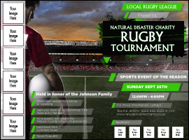 Rugby Stadium Image Flyer