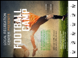 Football Camp Logo Flyer