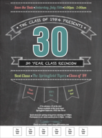 Class Reunion Logo Flyer