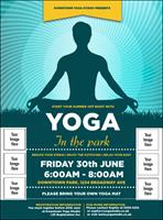 Yoga Meditation Logo Flyer