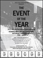 All Purpose Building and Streetlights Black and White  Image Flyer