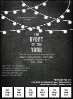 All Purpose Chalkboard Black and White Image Flyer