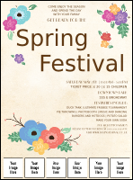 Spring Festival Image Flyer