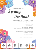 Spring Festival 3 Image Flyer