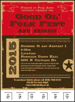 Year Woodcut Flyer