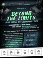 MMA Main Event Logo Flyer (Blue)