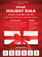 Holiday Gift Logo Flyer