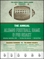 Football Green Image Flyer