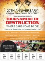 Crash Zone Logo Flyer