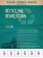 Recycling Symbol Logo Flyer