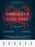 Crab Dinner Logo Flyer