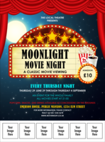 Movie Night Logo Flyer