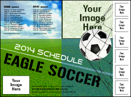 Football Schedule Image Flyer