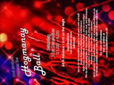 Colourful Hogmanay Invitation