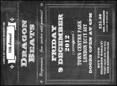 Retro Chalkboard Invitation