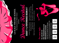 Dance Recital Invitation