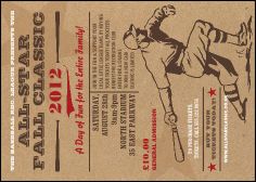 All-Star Retro Baseball Postcard