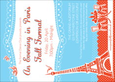 Whimsical Paris Postcard