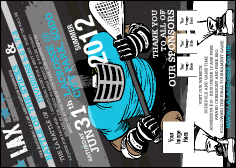 Lacrosse LAX Stick Postcard