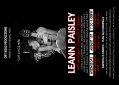 Your Photo Concert Black and Red Postcard