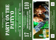 St. Patrick's Day Shamrock Postcard