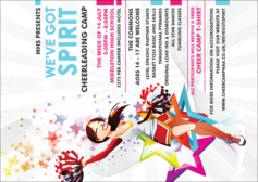 Cheerleading Spirit Postcard