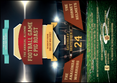 Football Lights Postcard