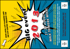 Retro Comic Book Postcard