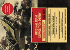 Demolition Derby Postcard