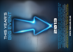 Night Club Neon Postcard