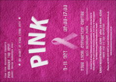 Breast Cancer Pink Ribbon Postcard