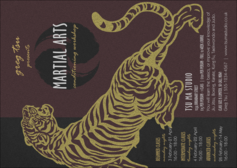 Martial Arts Postcard